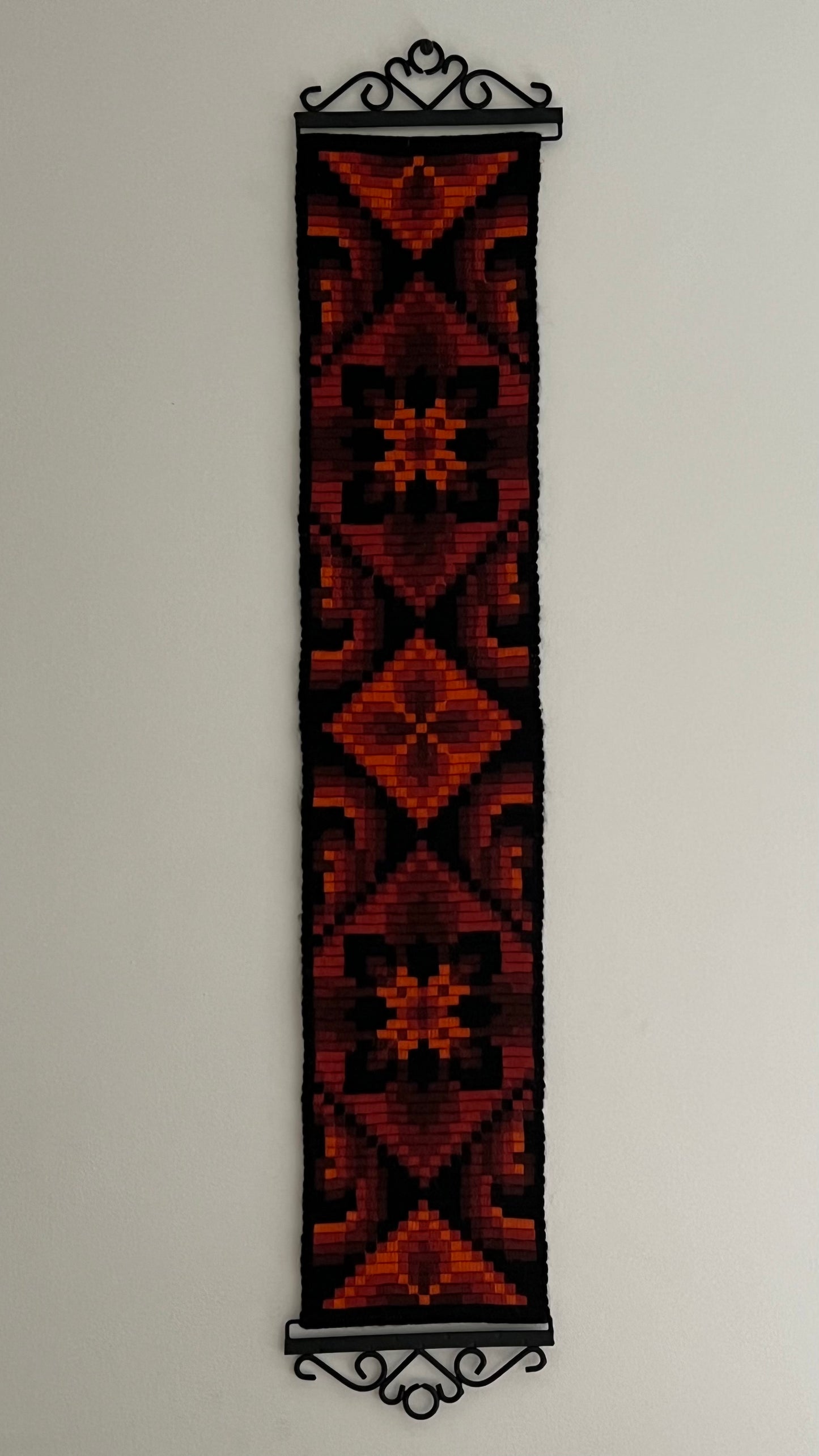 Swedish 70s Vintage Wall Tapestry Handmade - Wall Art