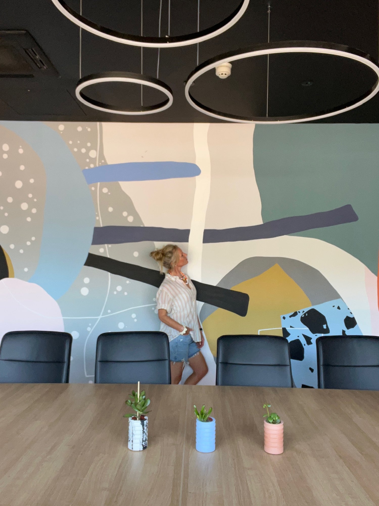 commercial custom mural, Jen alton design