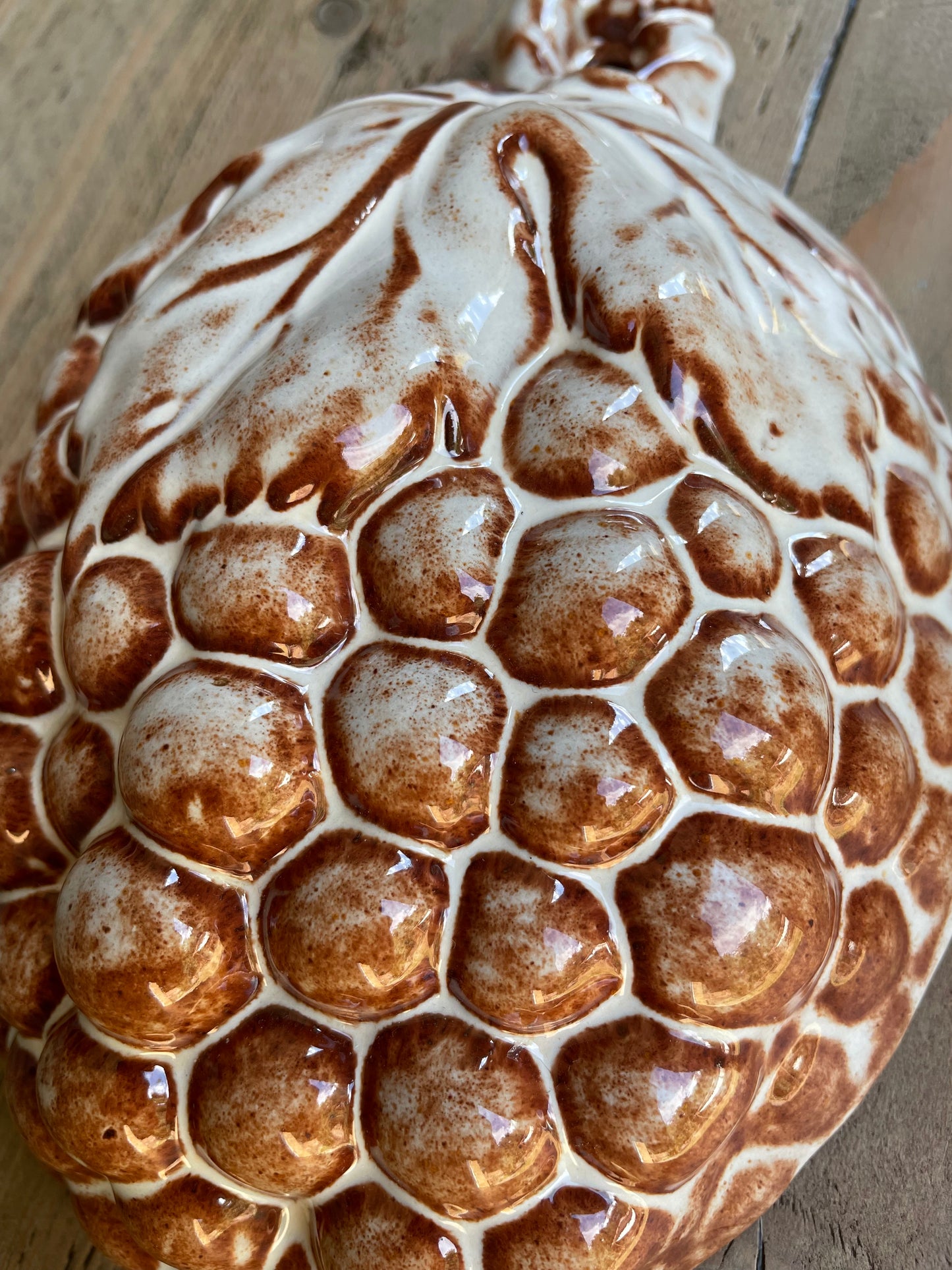 Swedish Vintage Ceramic Wall Decor, Grapes