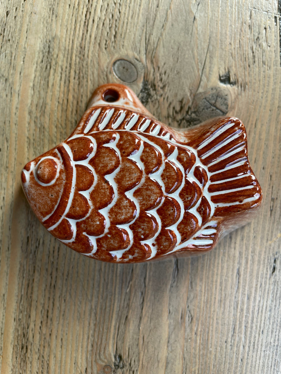 Swedish Vintage Ceramic Wall Decor, Fish House Of Bo Interiors