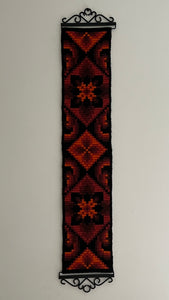 Swedish 70s Vintage Wall Tapestry Handmade - Wall Art