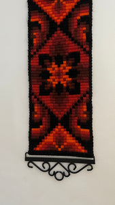 Swedish 70s Vintage Wall Tapestry Handmade - Wall Art