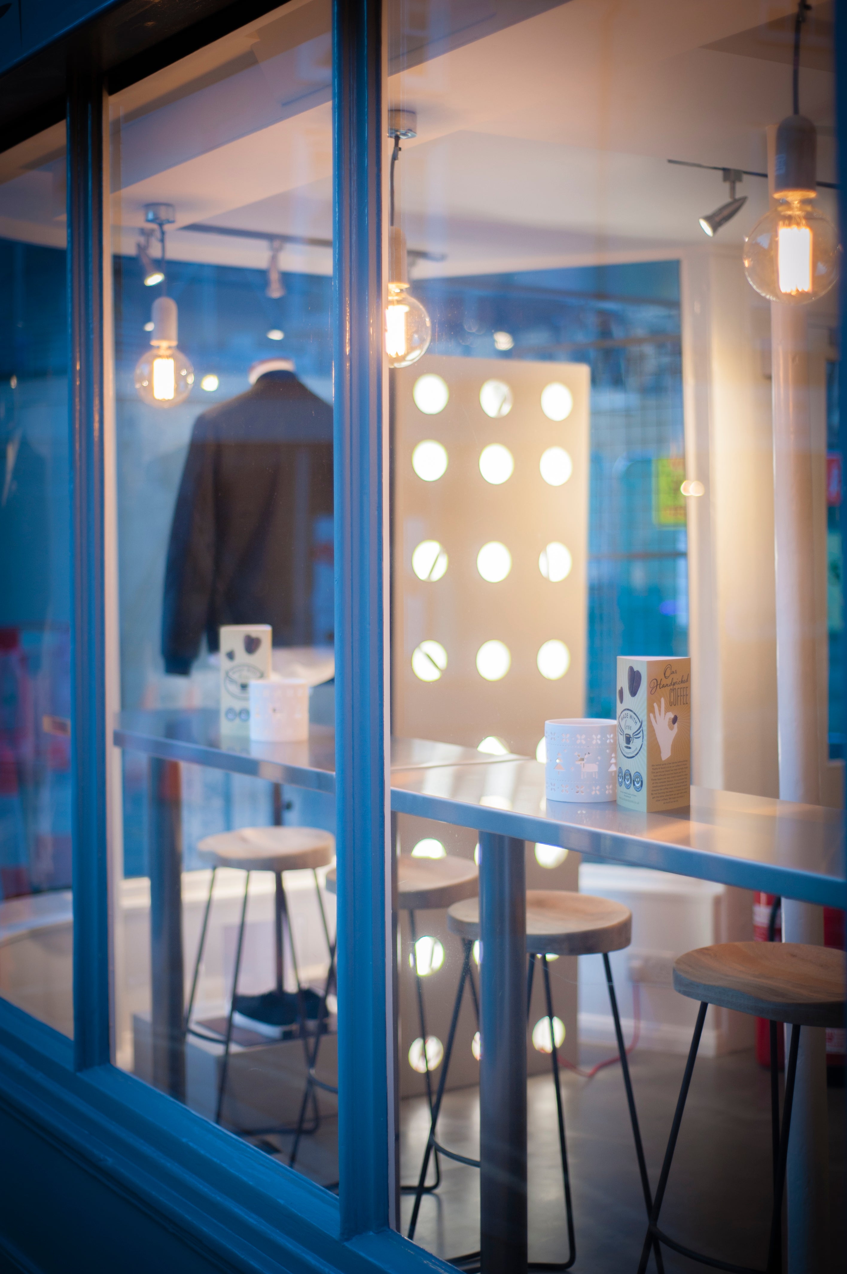 Customer space, coffee shop