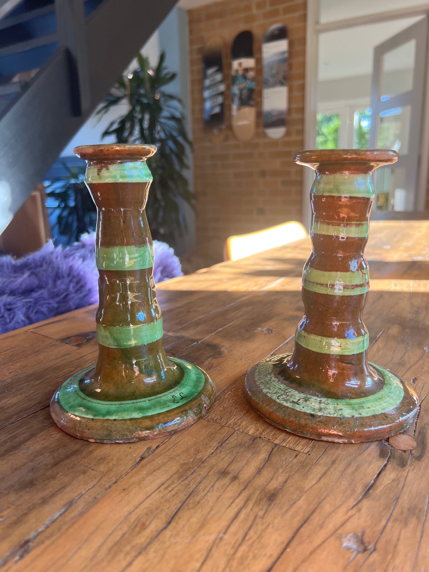 Swedish Vintage Candle holders from signed 1927