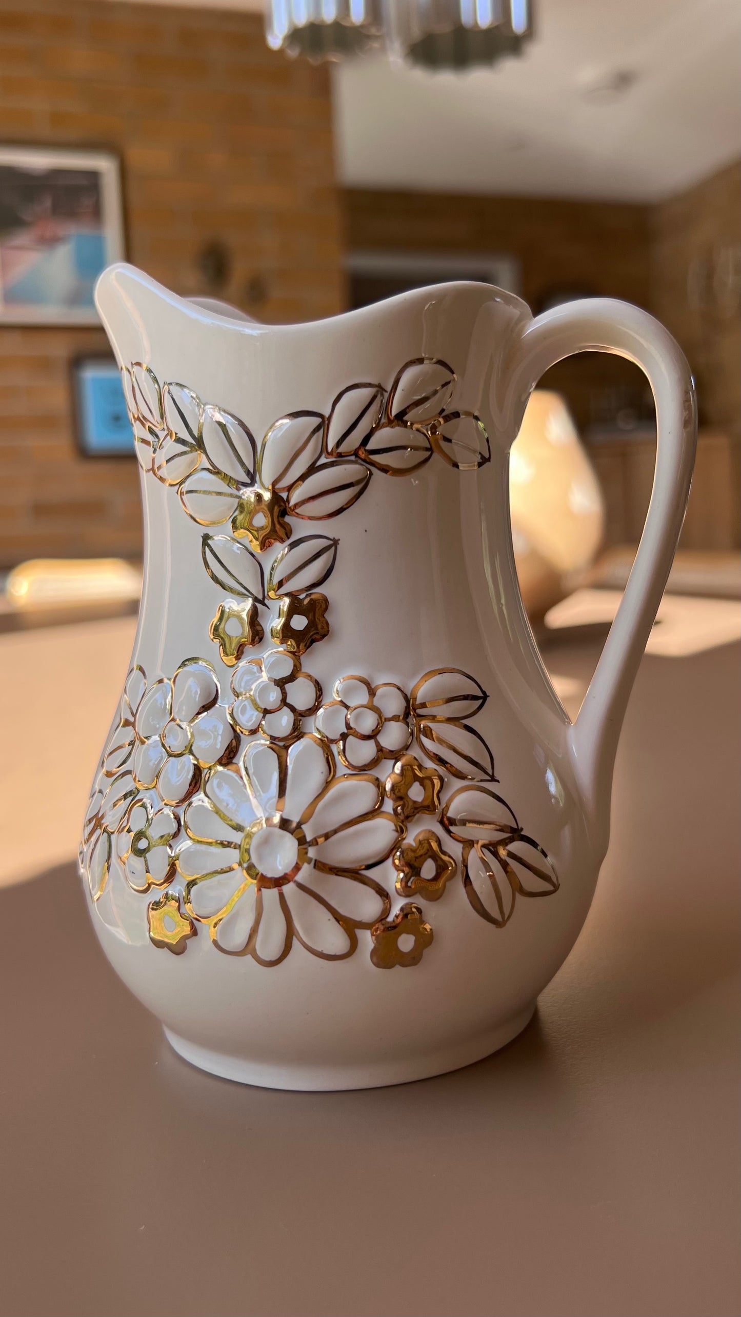Vintage Rosa Ljung Ceramic Jug / Vase – Sweden, 1970s/80s