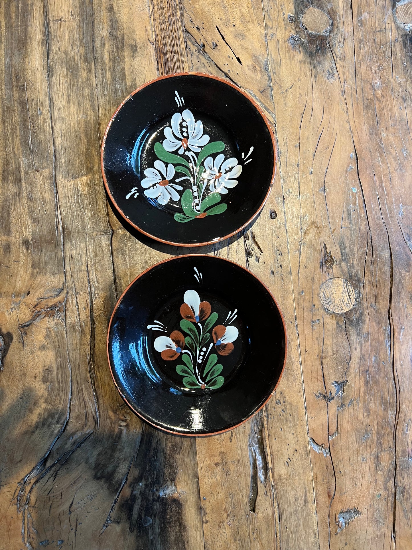 Swedish Vintage Decorative Hand-painted Wall Plates