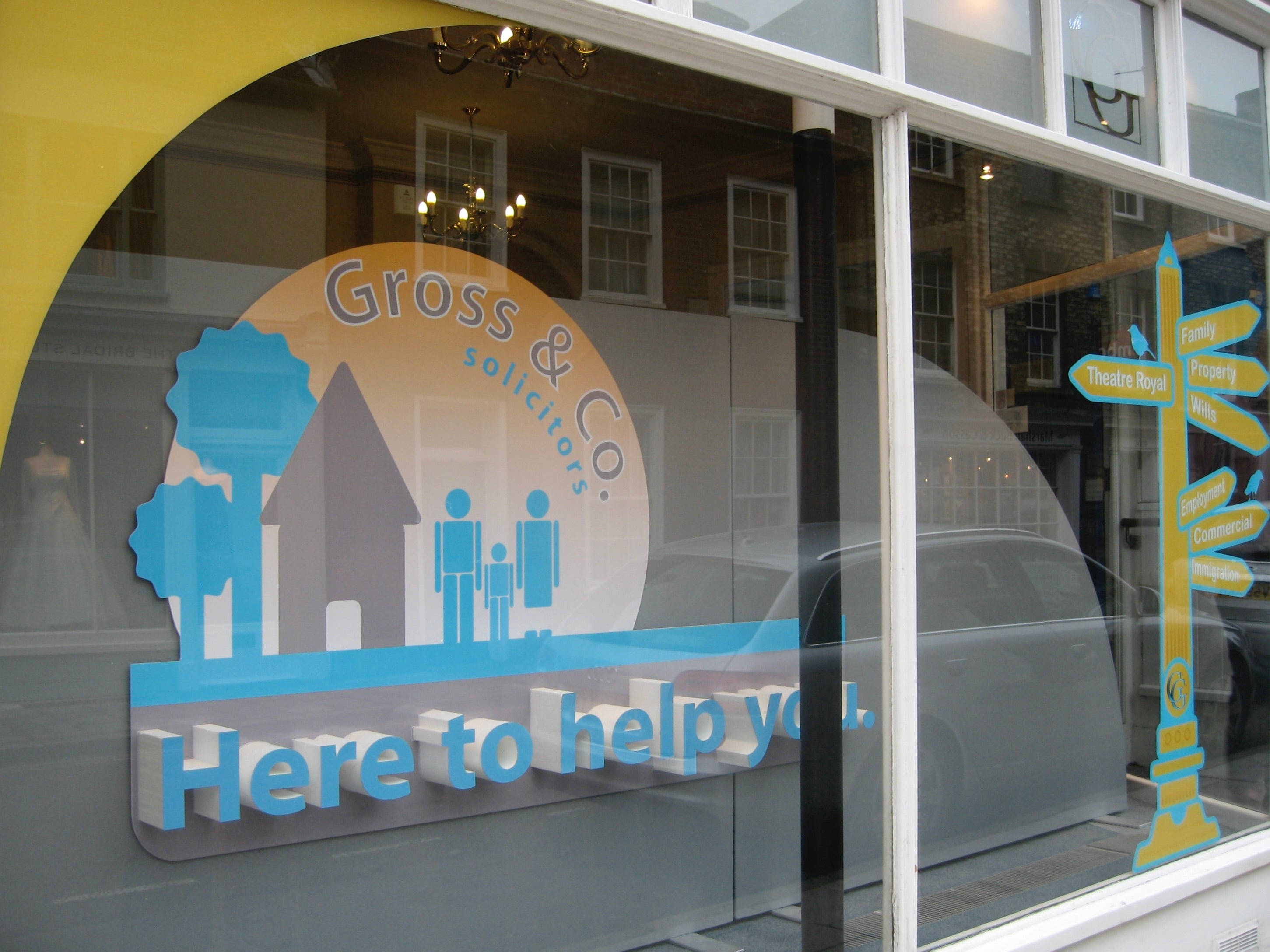 Corporate Window Displays for Gross & Co. in Bury St Edmunds, Suffolk ...