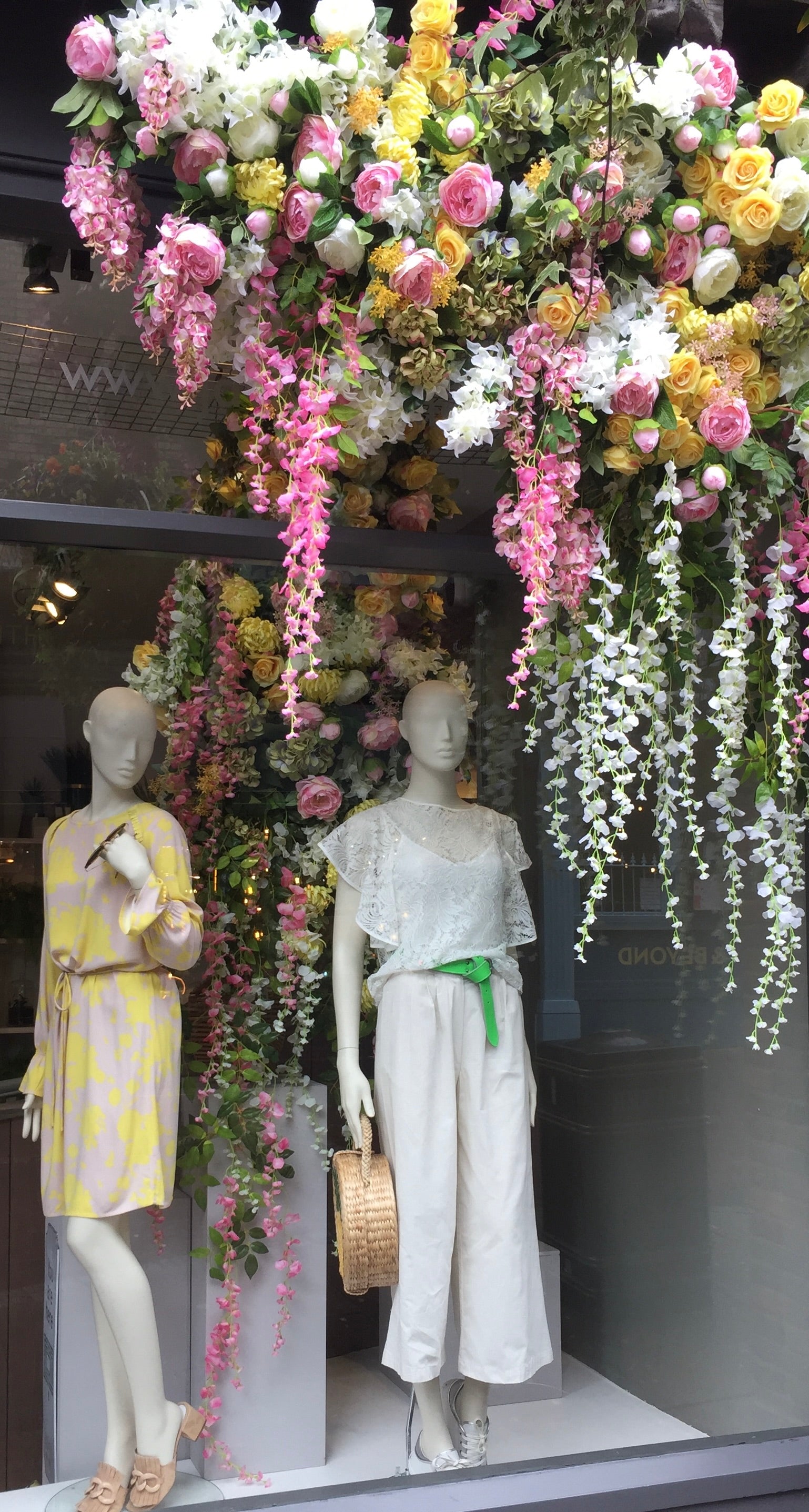 Display for commercial window