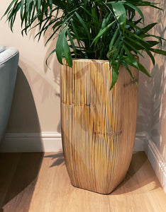 Vintage Large Bamboo Style Planter