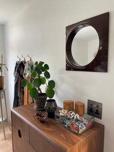 French Space Age Plastic Wall Mirror 60s-70s