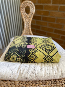 Vintage Indian Kantha Throw