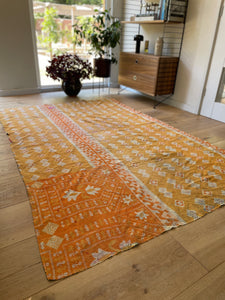 Vintage Indian Kantha Throw