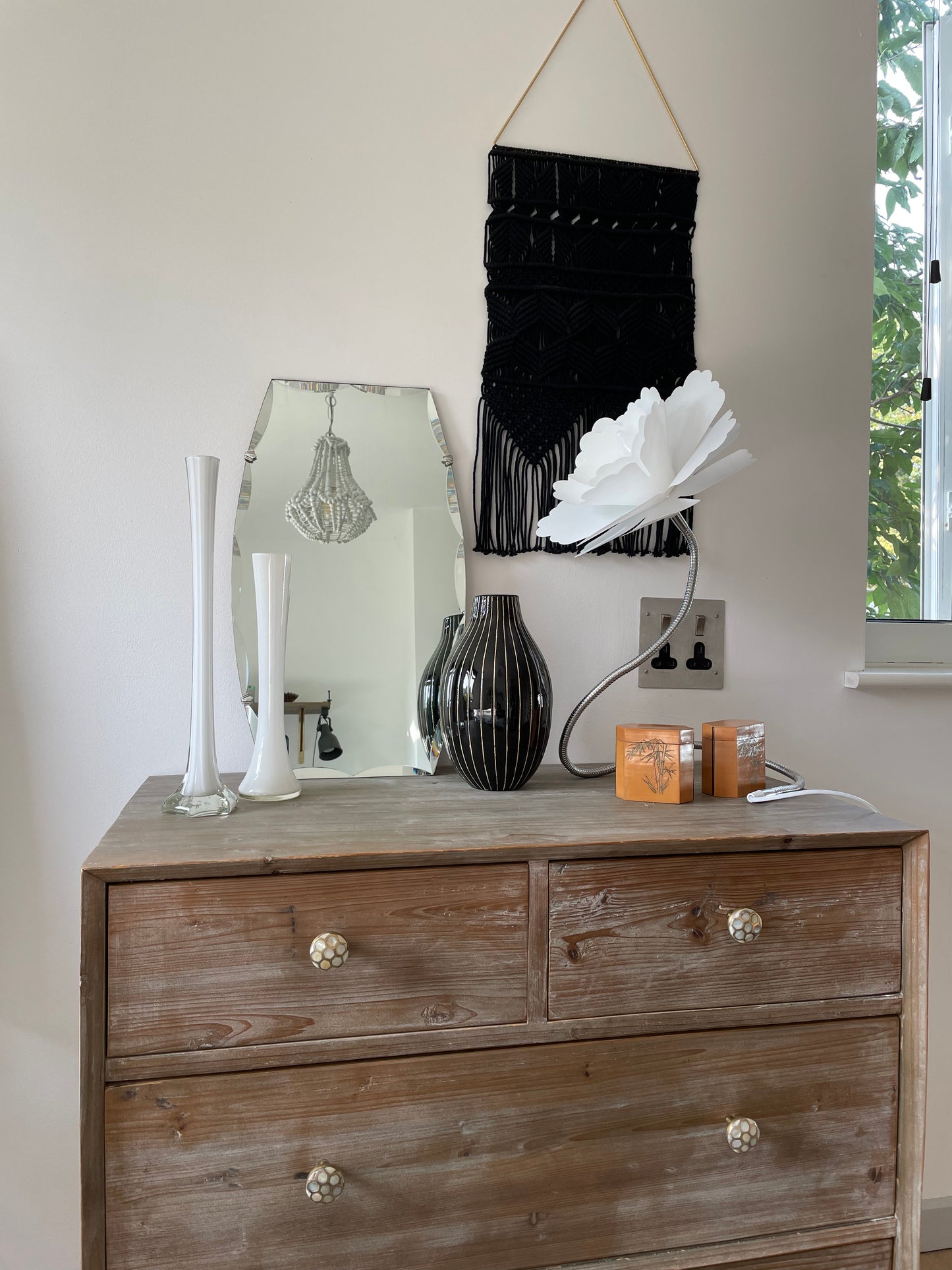 Bevelled  Antique Mirror