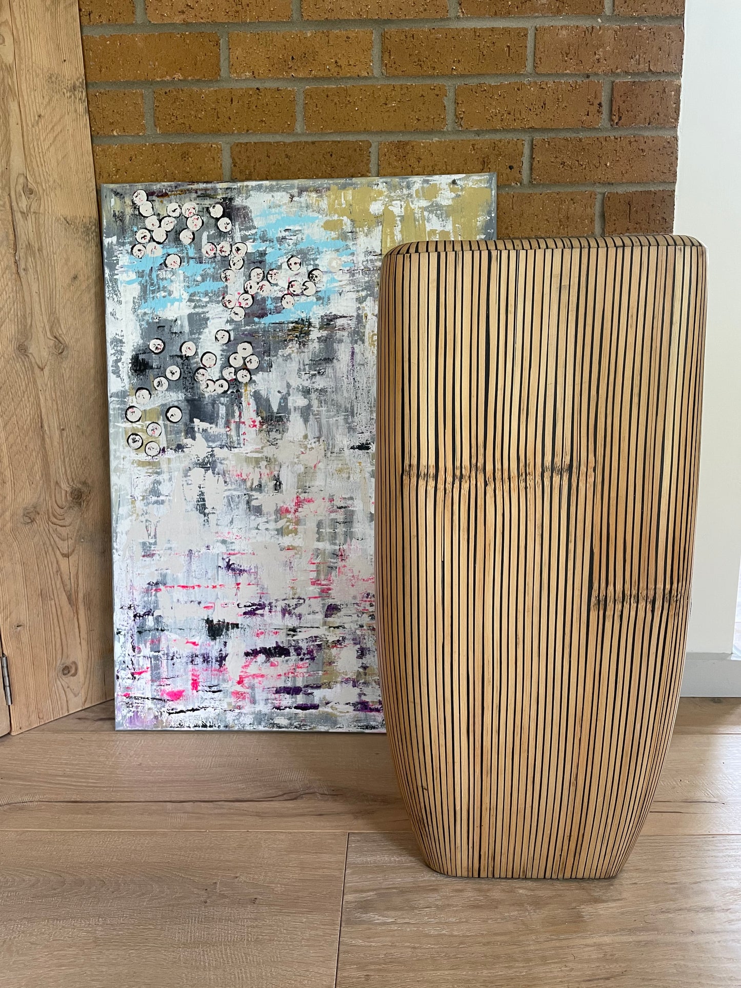 Vintage Large Bamboo Style Planter