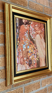 Artwork, Framed print by Gustav Klimt-‘Water serpents’