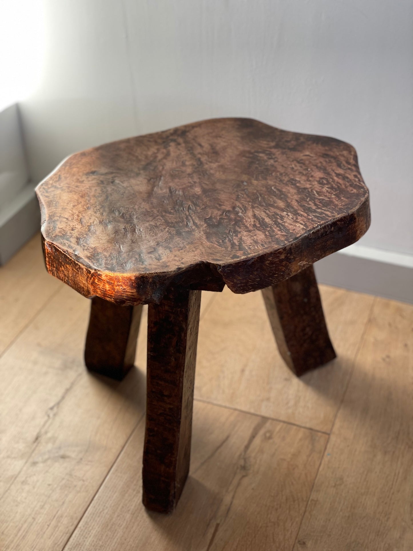 Antique Tree trunk Stool