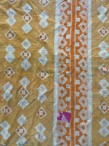Vintage Indian Kantha Throw