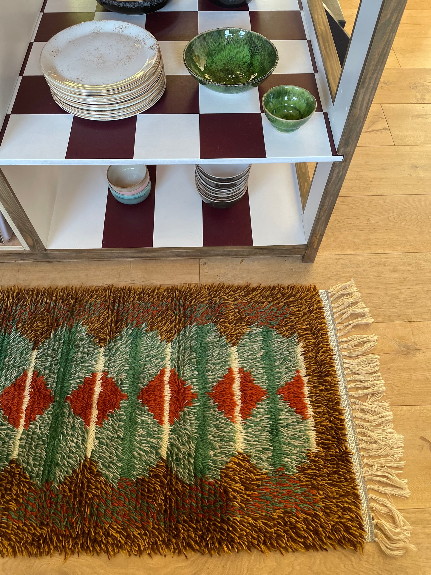 Vintage ‘Rya Matta’ / Rya Rug, Shaggy wool rug – HOUSE OF BO Interior ...