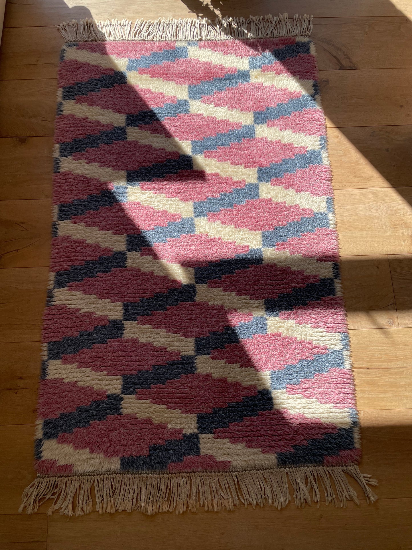 Scandinavian Vintage ‘Rya Matta’ / Rya Rug, Shaggy Rug