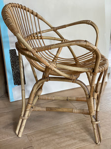 Vintage Bamboo Accent Chair