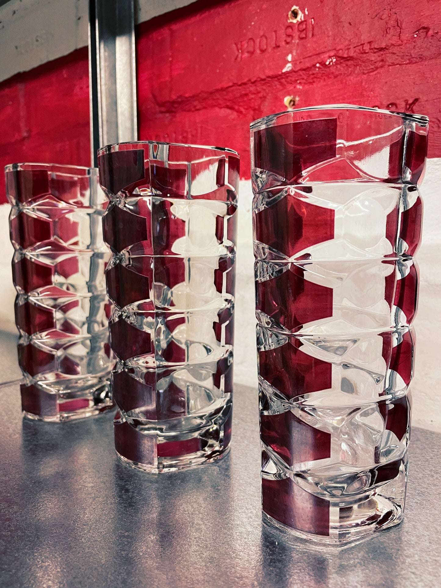 70s Vintage Glass Vase