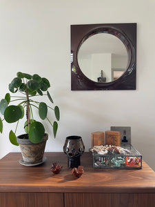 French Space Age Plastic Wall Mirror 60s-70s