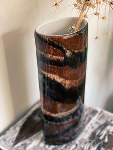 1970s Murano Tall Glass Vase