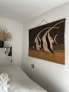 Don Freedman Fish Tapestry 70s