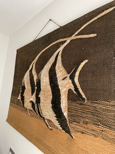 Don Freedman Fish Tapestry 70s