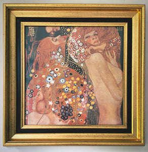 Artwork, Framed print by Gustav Klimt-‘Water serpents’