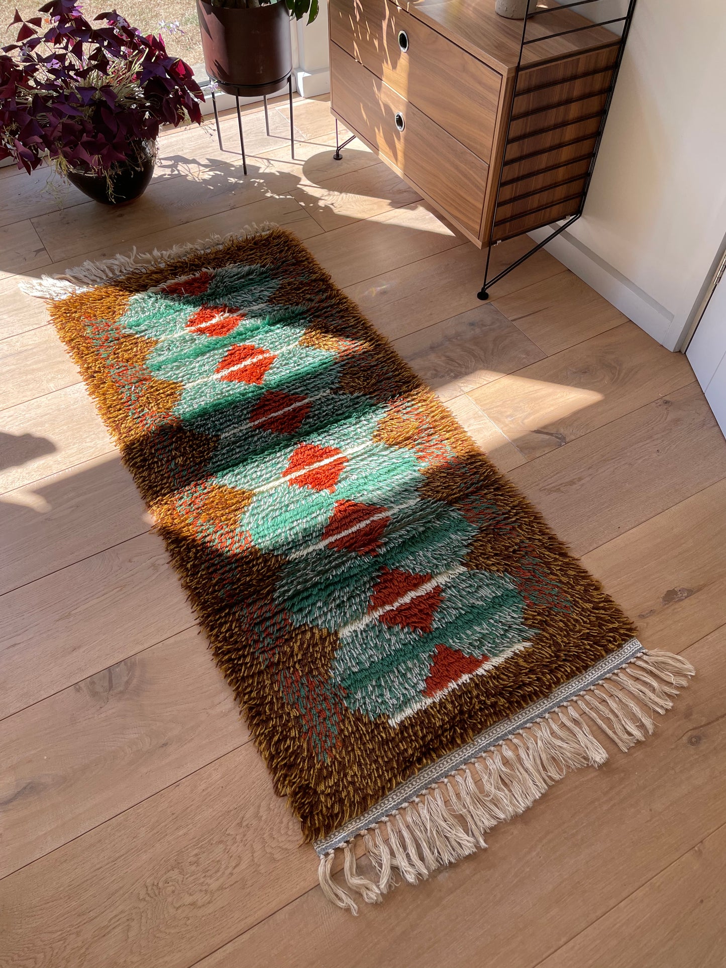 Vintage ‘Rya Matta’ / Rya Rug, Shaggy wool rug – HOUSE OF BO Interior ...